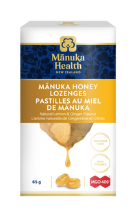 Manuka Honey Lemon & Ginger Lozenges MGO 400+